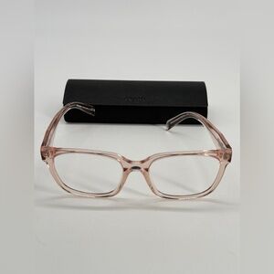 Prada 17Z 15J-101 140 Pink Eyeglasses Frame 54/18
